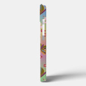 Japanse Butterflies Amid Sakura Blossom Rainbow Case-Mate iPhone Case (Achterkant / Links)