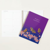 Japanse Butterflies Sakura Blossom gepersonaliseer Planner (Display)