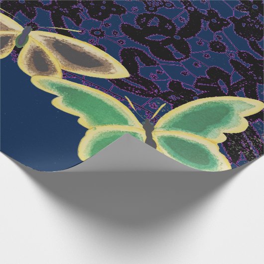 JAPANSE BUTTERFLIES VOOR HET verpakken van papier  (Hoek)