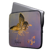JAPANSE BUTTERFLY CUSTOM Electronics Bag Laptop Sleeve (Voorkant Links)