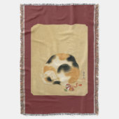 Japanse Calico-kat, Hanabusa Itchō Deken (Voorkant Verticaal)
