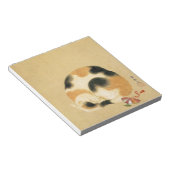 Japanse Calico-kat, Hanabusa Itchō Notitieblok (Schuin)