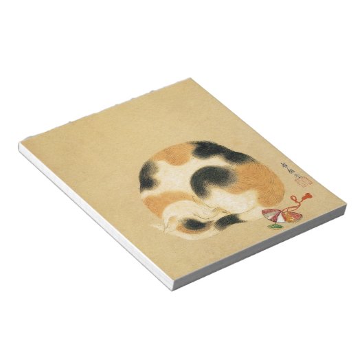 Japanse Calico-kat, Hanabusa Itchō Notitieblok (Schuin)