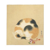 Japanse Calico-kat, Hanabusa Itchō Notitieblok (Voorkant)