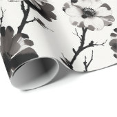 Japanse camelia's cadeaupapier (Rol Hoek)