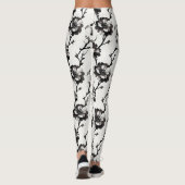 Japanse camelia's leggings (Achterkant)