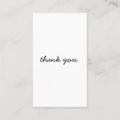  Japanse Camellia Botanische Dank u kaart Visitekaartje (Achterkant)