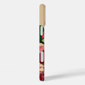 Japanse Camellias. Diep roze op beige Case-Mate iPhone Case (Achterkant / Rechts)