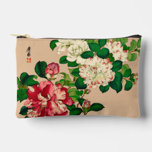  Japanse Camellias. Diep roze op beige Etui
