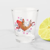 Japanse Carp Koi Shot Glas (Voorkant)
