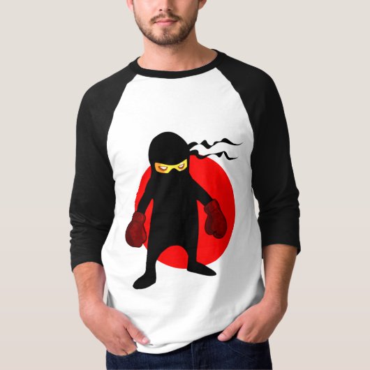 Japanse Cartoon Ninja Boxer shirt (Voorkant)