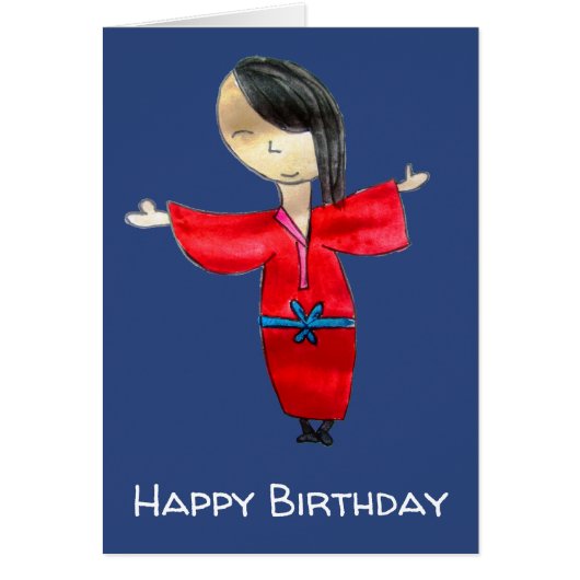 Japanse cartoon pop-ups verjaardag schattige kunst (Voorkant)