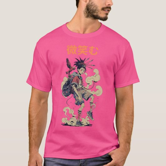 Japanse Cartoon T-shirt (Voorkant)