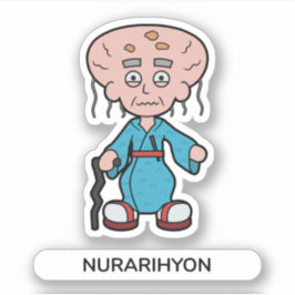 Japanse Cartoon Yokai Monster Nurarihyon Sticker
