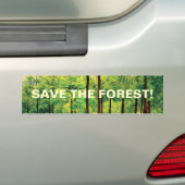 Japanse cedar-bossen bumpersticker (Op auto)