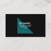 Japanse cedar-bossen visitekaartje (Achterkant)