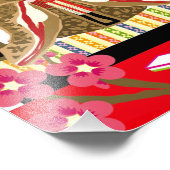 Japanse charme∣hina poppen – viering van meisjes' foto afdruk (Hoek)