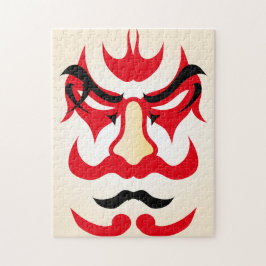 Japanse charme∣Traditionele Kabuki Theater Make-up Legpuzzel