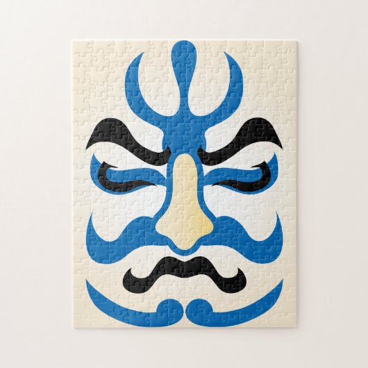 Japanse charme∣Traditionele Kabuki Theater Make-up Legpuzzel (Verticaal)