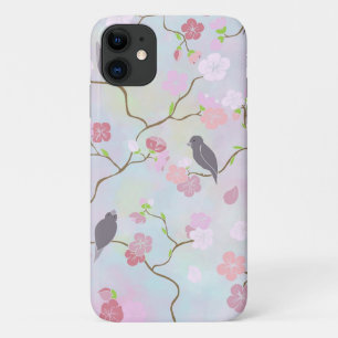 Japanse Cherry Blossom & Birds   iPhone Case