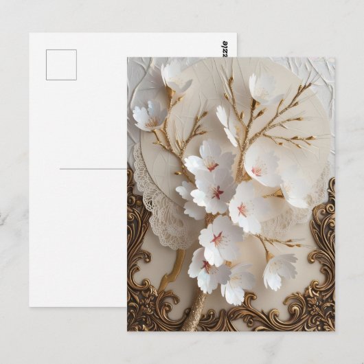 Japanse Cherry Blossom Briefkaart (Voorkant / Achterkant)