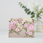 Japanse Cherry Blossom Briefkaart (Staand voorkant)
