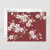 Japanse Cherry Blossom Briefkaart (Voorkant / Achterkant)