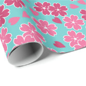 Japanse Cherry Blossom Cadeaupapier (Rol Hoek)