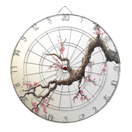 Japanse Cherry Blossom Dartbord (Voorkant)