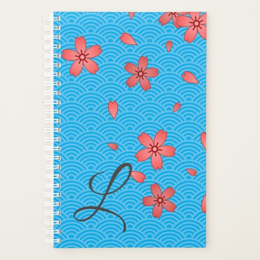 Japanse Cherry Blossom Floral Planner (Voorkant)