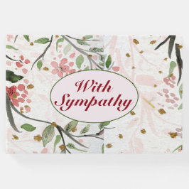 Japanse Cherry Blossom Flowers met sympathie Gastenboek