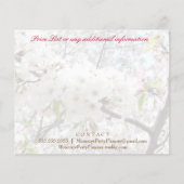 Japanse Cherry Blossom Flyer (Achterkant)