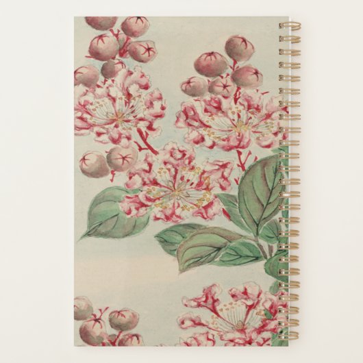  Japanse Cherry Blossom gepersonaliseerd Planner (Achterkant)