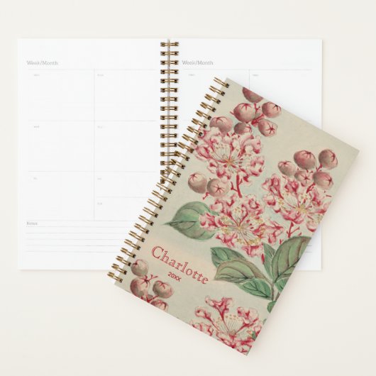 Japanse Cherry Blossom gepersonaliseerd Planner (Display)