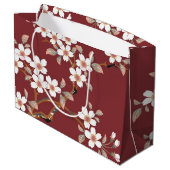 Japanse Cherry Blossom Groot Cadeauzakje (Achterkant Gekanteld)