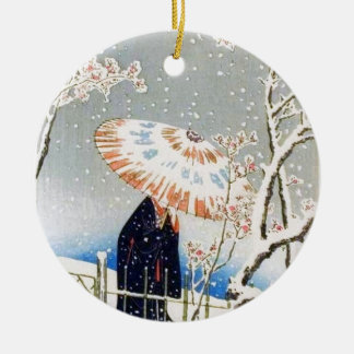 Japanse Cherry Blossom Keramisch Ornament
