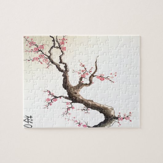 Japanse Cherry Blossom Legpuzzel (Horizontaal)