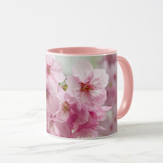 Japanse Cherry Blossom - lentevloer Mok (Voorkant rechts)