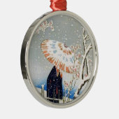 Japanse Cherry Blossom Metalen Ornament (Rechts)