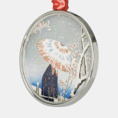 Japanse Cherry Blossom Metalen Ornament (Links)