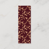 Japanse Cherry Blossom Mini Visitekaartje (Achterkant)