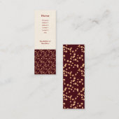 Japanse Cherry Blossom Mini Visitekaartje (Voorkant / Achterkant)