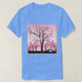 Japanse Cherry Blossom Sakura T-shirt (Design voorkant)