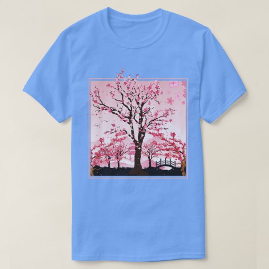 Japanse Cherry Blossom Sakura T-shirt (Design voorkant)