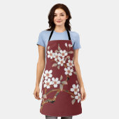 Japanse Cherry Blossom Schort (Gedragen)