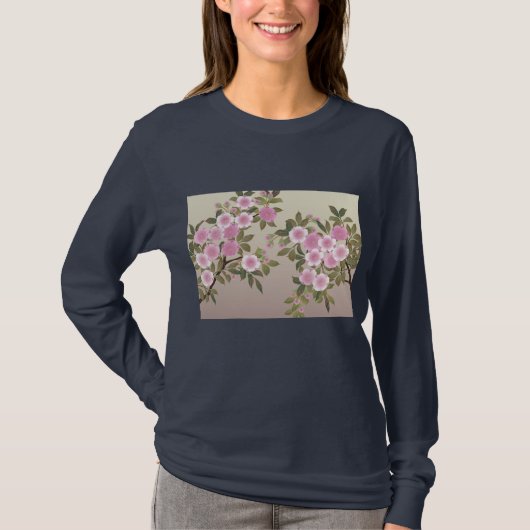 Japanse Cherry Blossom T-shirt (Voorkant)