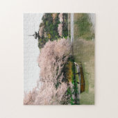 Japanse Cherry Blossom Travel Foto Legpuzzel (Verticaal)