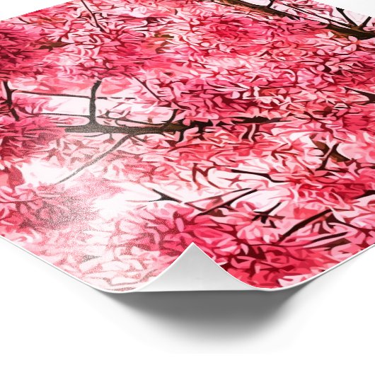 Japanse Cherry Blossom Tree (2013) Foto Afdruk (Hoek)