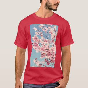Japanse Cherry Blossom Tree Cute Flower Sakura Ha T-shirt