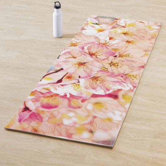 Japanse Cherry Blossom Yogamat (In situ)